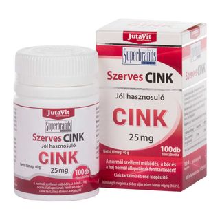 Zinc Organic 25 Mg 100 Tbl