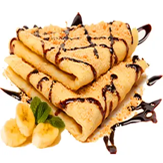 Clătite cu finetti și banane