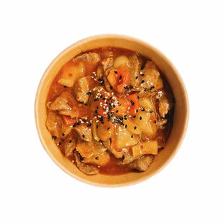 142.Manzo in salsa piccante