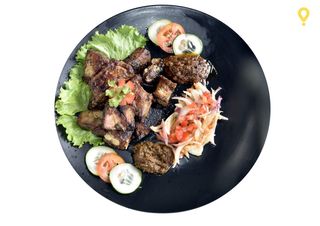 Porc Braisé + Attiéké