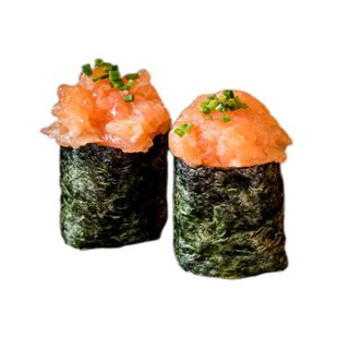 Sushi de tarta de salmón 