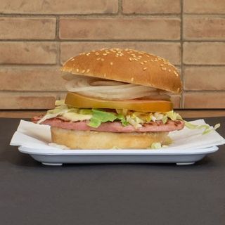 Hamburguesa De Pollo Con Queso