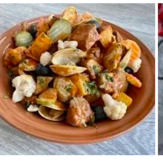 Carne de porco alentejana 