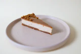 Cheesecake with lotus