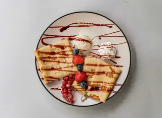 Crêpes marmellata frutti bosco