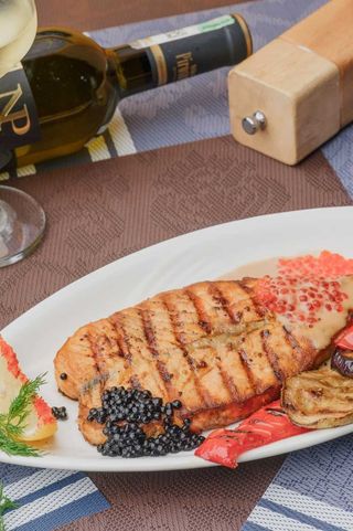 Стейк из семги