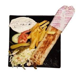Sandwich shawarma Poulet sans frites
