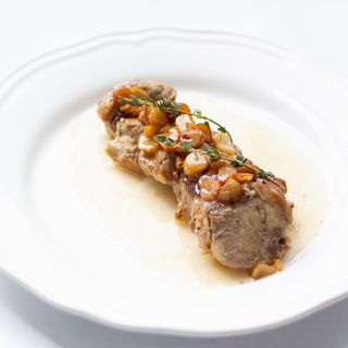 Solomillo de cerdo al ajillo