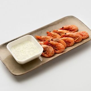 Креветки  Королевские  в чесночном масле