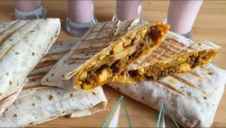 Tacos carne ternera picada