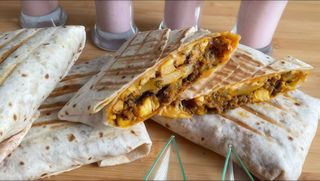 Tacos carne ternera picada