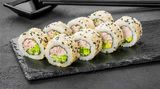 Рол Каліфорнія з крабовим міксом в кунжуті