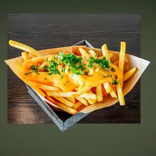 Patatas Fritas Con Queso