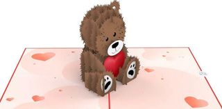 Cartão Pop-up - Urso 3D