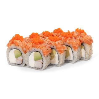 Рол зі спайсі лососем та креветкою 350г