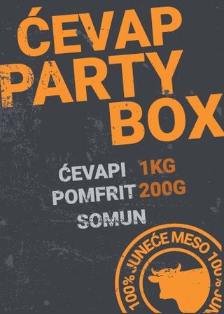 Ćevap party box