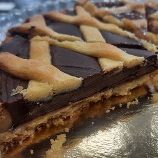 Spicchio di crostata al gianduia - Senza Glutine