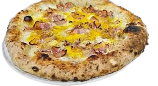 Pizza carbonara