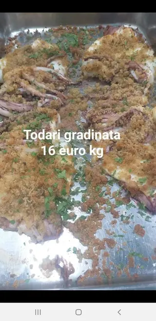Calamaro gratinato