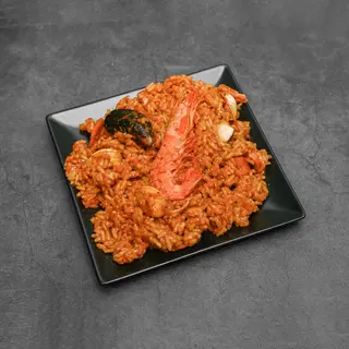 Paella de marisco (ración)