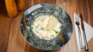 Risotto cu dovlecel și parmezan