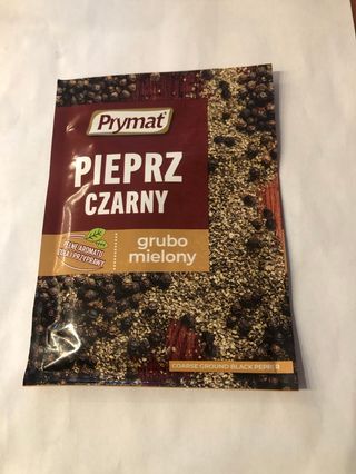 Pieprz Czarny Grubo Mielony 15g
