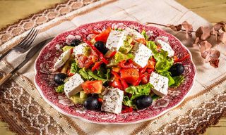 ბოსტნეულის სალათი ფეტათი