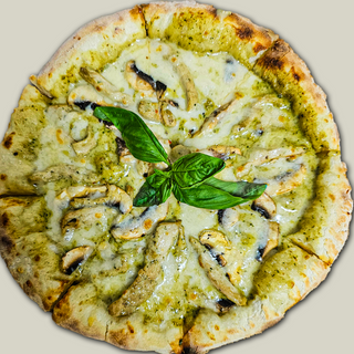 Pizza Poulet et Pesto M