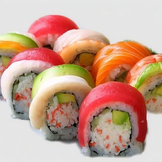 Uramaki Arcoíris Roll (8 Pzs.)