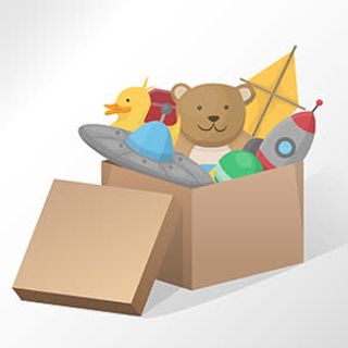 KINDERBOX Z ZABAWKĄ