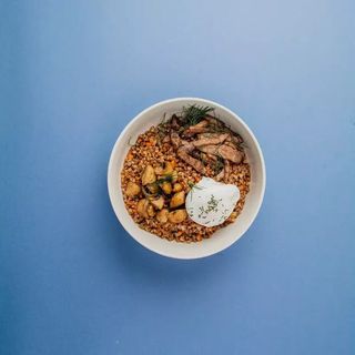 Каша гречневая с мраморной говядиной