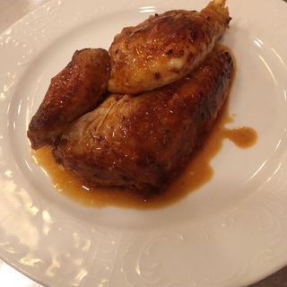 Mezzo pollo allo spiedo