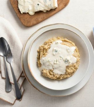 Polenta taragna con gorgonzola