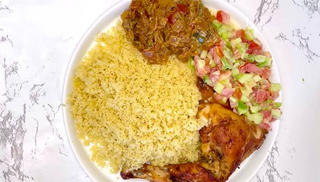 Attiéké & 1/4 Poulet