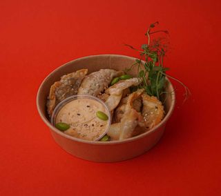 6 x Smażone Gyoza z kurczakiem