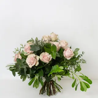 Bouquet 12 rosas rosas