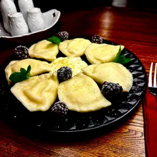 Pierogi z twarogiem na Słodko