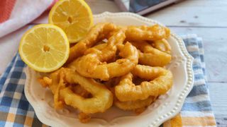 Tapa de calamares de roca
