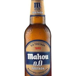 MAHOU 0,0 TOSTADA botella 1/3