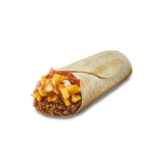Cheesy Bacon Fries Burrito