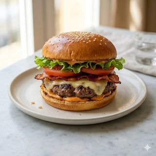 Hamburguesa De Bacon