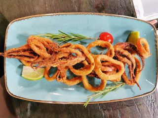 Калмари пане