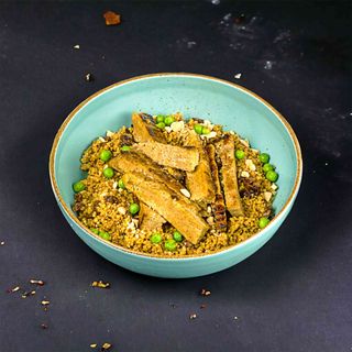 Vegan Chicken Moroccan-Style Cous Cous Bowl