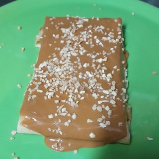 Crepe Dulce De Helado De Turrón