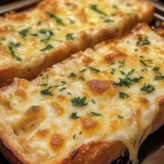 Pan De Ajo Con Queso Y Anchoas (5 Uds.)