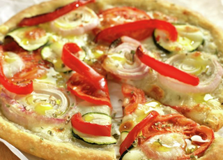 Pizza vegetal (33 cm.)