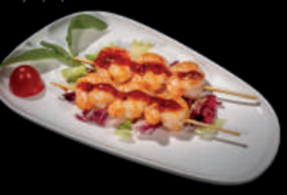 180 Spiedini di gamberi 4 pezzi