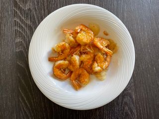 22 Gamberetti in salsa pepe