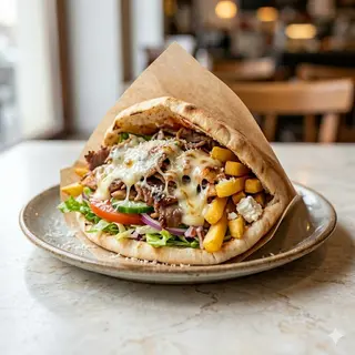Kebab Falafel Con Queso