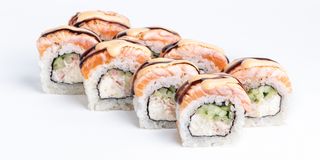 Філадельфія з обпаленим лососем 